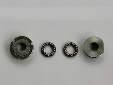 VINTAGE CHROME Bottom Bracket Cups Locking Ring & Bearings English Thread Bike