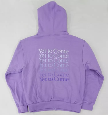 BTS フーディ サイズM Bts Bangtan Zip-Up Hoodie Lavender Xl Size Yet To Come In