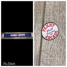 Glasgow Rangers FC Penny Arcade Silk Scarf And Pin Badge 