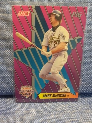 1992 Score Procter & Gamble #2 Mark McGwire Oakland Athletics