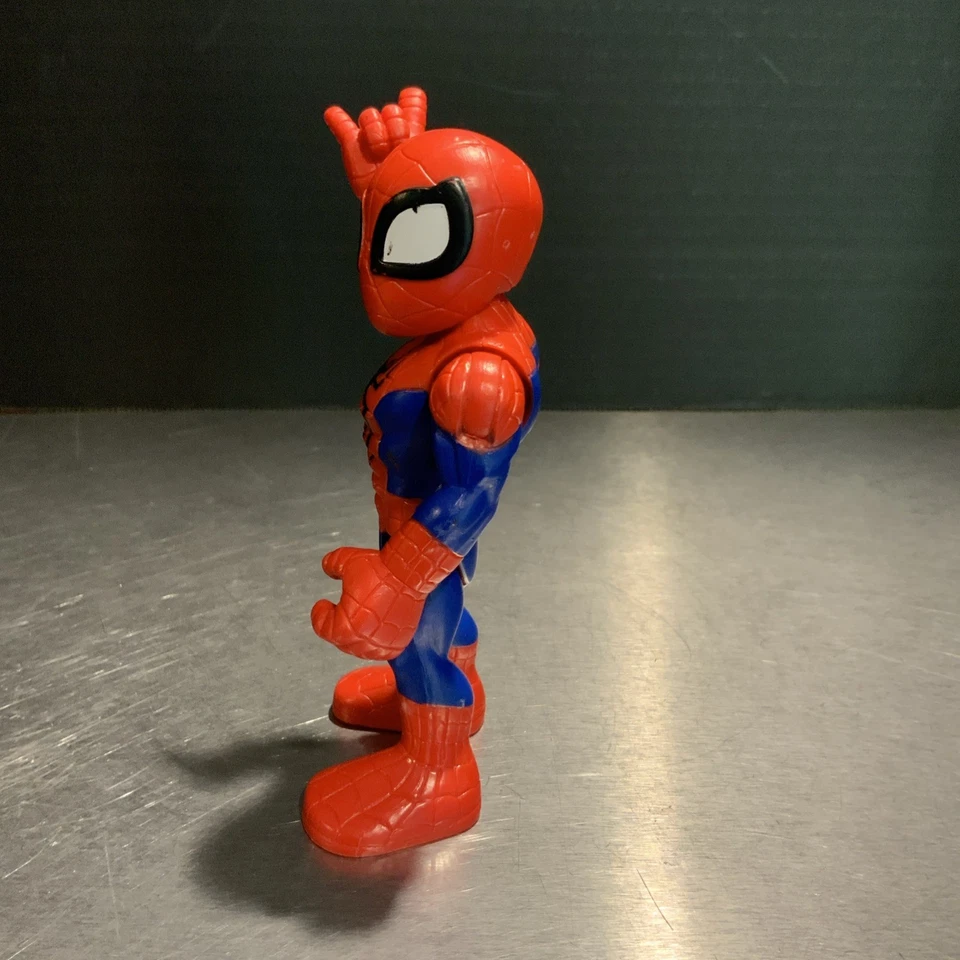Figura Playskool Marvel Super Hero Adventures Mega Mighties Spider-Man 5" Foto 2 de 4