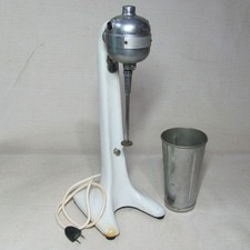 VINTAGE HAMILTON BEACH MODEL 10 1930’s SODA FOUNTAIN MILKSHAKE MIXER W/ORIG CUP