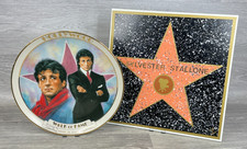 Sylvester Stallone Hollywood Walk Of Fame Film Souvenir Plate, Rocky Rambo