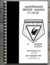 Yaesu FT-101ZD Maintenance Service Manual Comb Bound