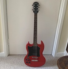 LEFT HANDED Epiphone SG Electric Guitar Solid Mahogany Rosewood 6-String RH 2006
