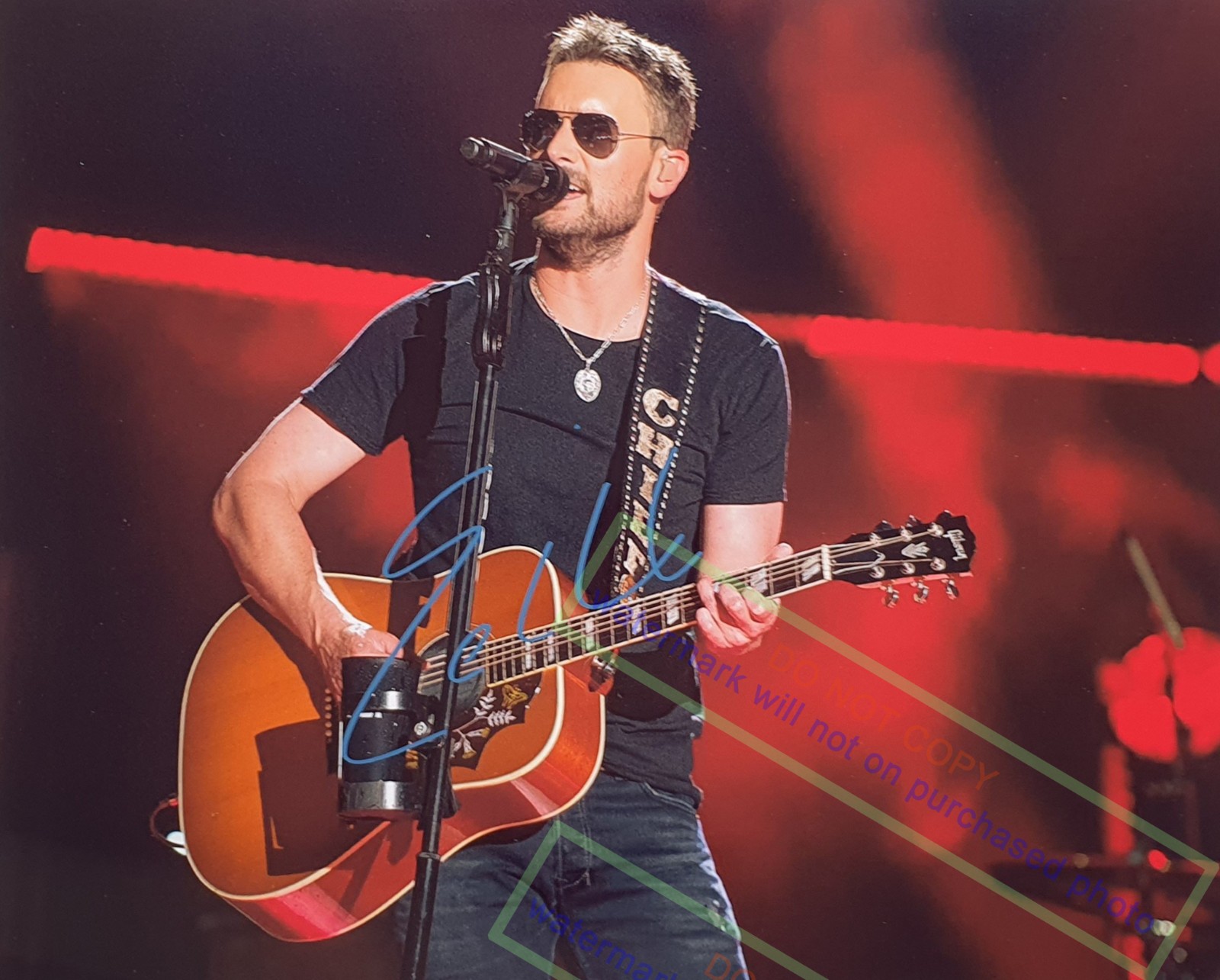 ERIC CHURCH Signed Autographed   8X10 Photo