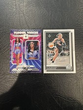 A’ja Wilson 2025 Panini Donruss WNBA Tunnel Vision #13 & Base #82 Las Vegas Aces
