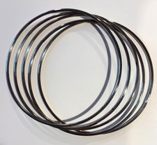 5 Pcs CHROME Dream Catcher Rings, 7 Inch Hoops Rings - Great for Macrame 