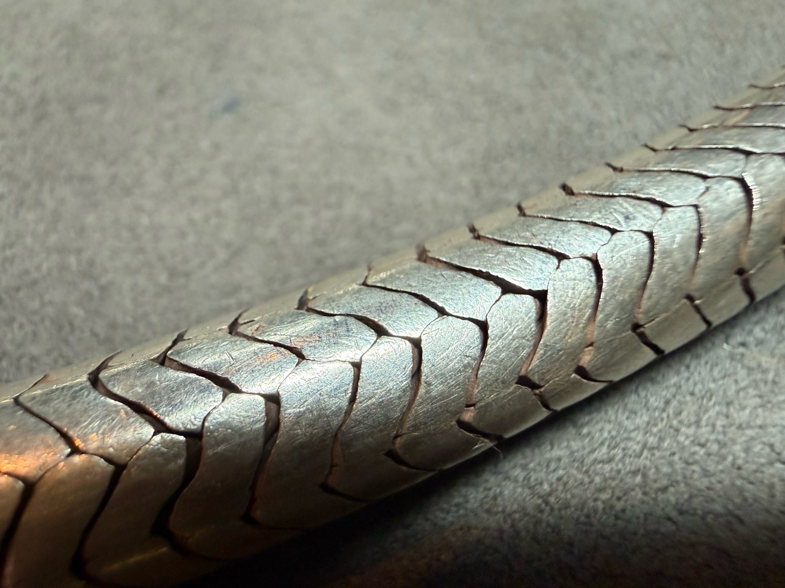 HUGE Sterling Silver Silver Solid Statement Weara… - image 3