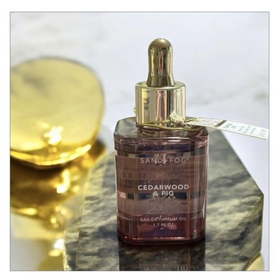 Sand + Fog Cedarwood & Fig Eau de Parfum Oil 1.7 fl Oz Amber Lavender