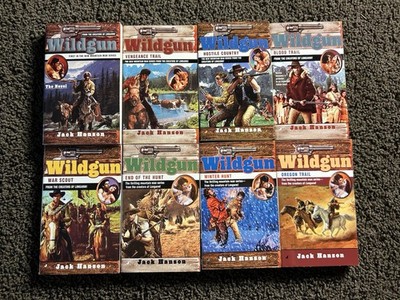 Jack Hanson Wildgun Series complete Book set all 8 paperback books lot PB
