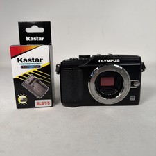 Olympus PEN E-PL2 Digital Camera Body only Black w/ Charger READ DESCRIPTION