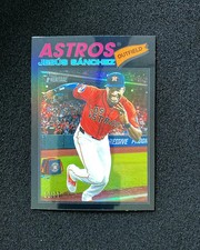 2026 Topps Heritage Chrome Black Border #176 Jesus Sanchez 30/77 Astros QI95