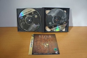 [RIVEN THE SEQUEL TO MYST] SEGA Saturn SS SEGA with unopened Gane's letter