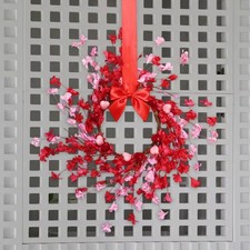 Valentine's Day Wreath Wall Hanging Decor Valentine's Day Decoration Decorative