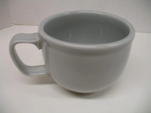 Fiesta Jumbo Mug Soup Bowl Pearl Gray
