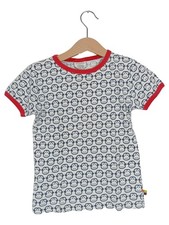 loud + proud Kinder T-Shirt Affenmuster Mehrfarbig Gr. 98x104