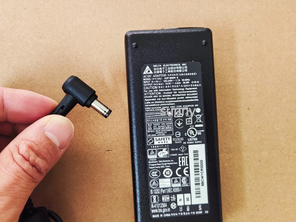 Delta 19.5V4.62A ADP-90WH K For Elo E413579/E572635 AIO 5.5mm 90W AC Adapter OEM - Image 3 of 4