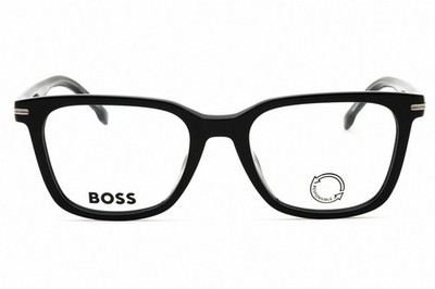 HUGO BOSS HB1541F-0807-52 Eyeglasses Frame Size 52mm 19mm 145mm BLACK Men 716736