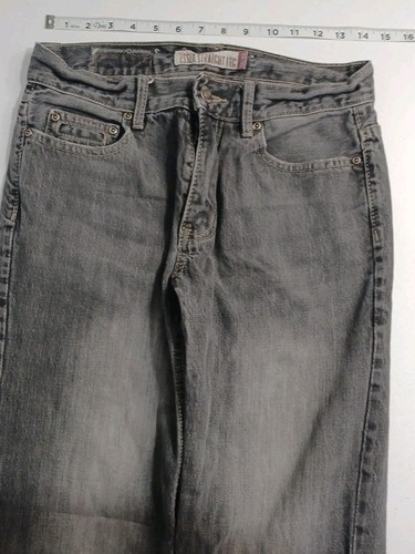 Aeropostale Essex Straight Leg Jeans Men's Size 28x30 Black Dark Wash Denim (C3) - Picture 6 of 11