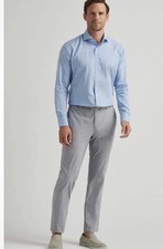 Peter Millar Crown Crafted Men's Surge Performance Trouser Pants Gray 30x32