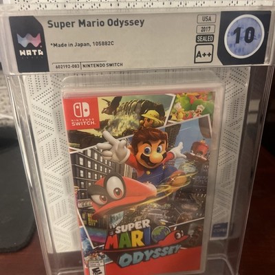 Switch (GRADED) - Super Mario Odyssey (WATA 10 A++)