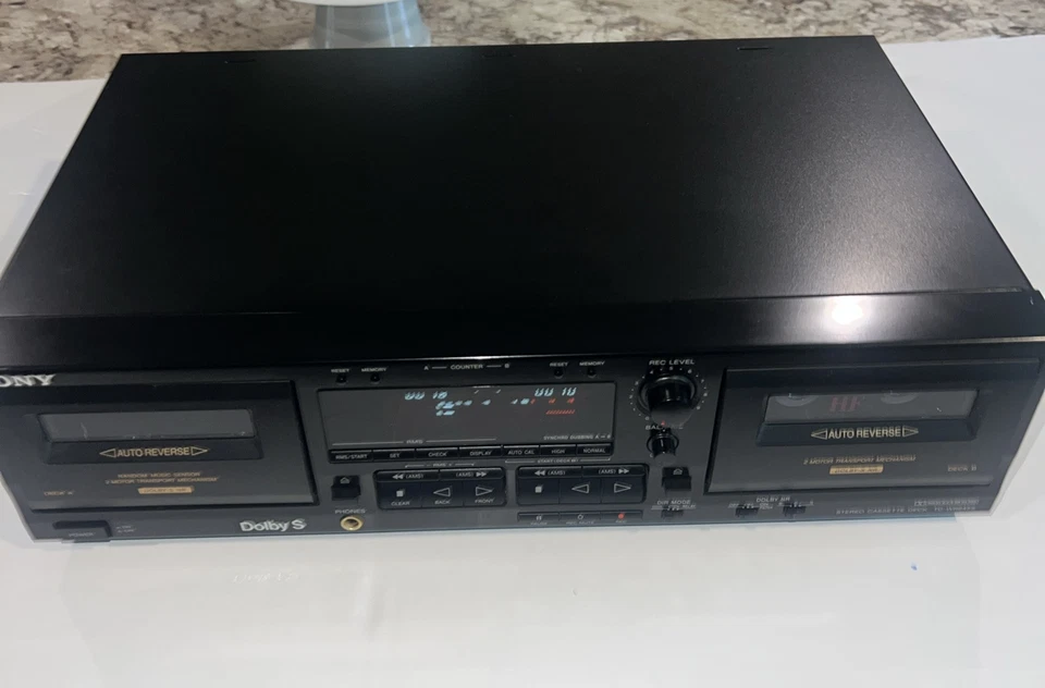 Sony TC-WR645S Cassette Deck W Dolby S- Turns On Plays Cassette -Tested- - Image 2 of 4