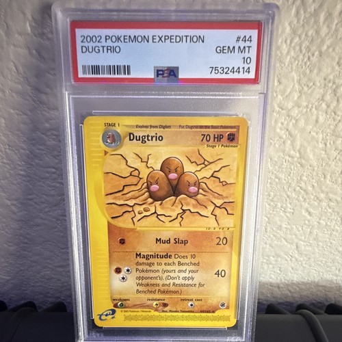 Dugtrio graded PSA 10 for sale on eBay
