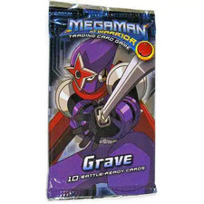 * MegaMan * Grave Booster Pack (x1) New Sealed NT Warrior Mega Man TCG