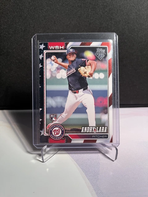 2026 Topps Series One Andry Lara Independence Day #/76 RC #36 READ DESCRIPTION