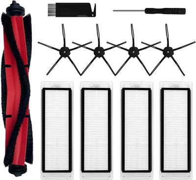 Q5 Replacement Kit 1 Main Brush 4 HEPA Filters 4 Side Brushes