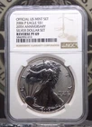 2006 "P" American Silver *REVERSE PROOF* Eagle 20th Ann. $1 NGC PF69 #013 ECC&C