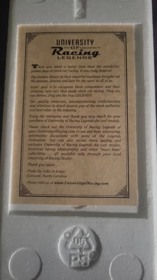 Cale Yarborough 68 Mercury Cyclone University of Racing Legends Foto 2 de 4