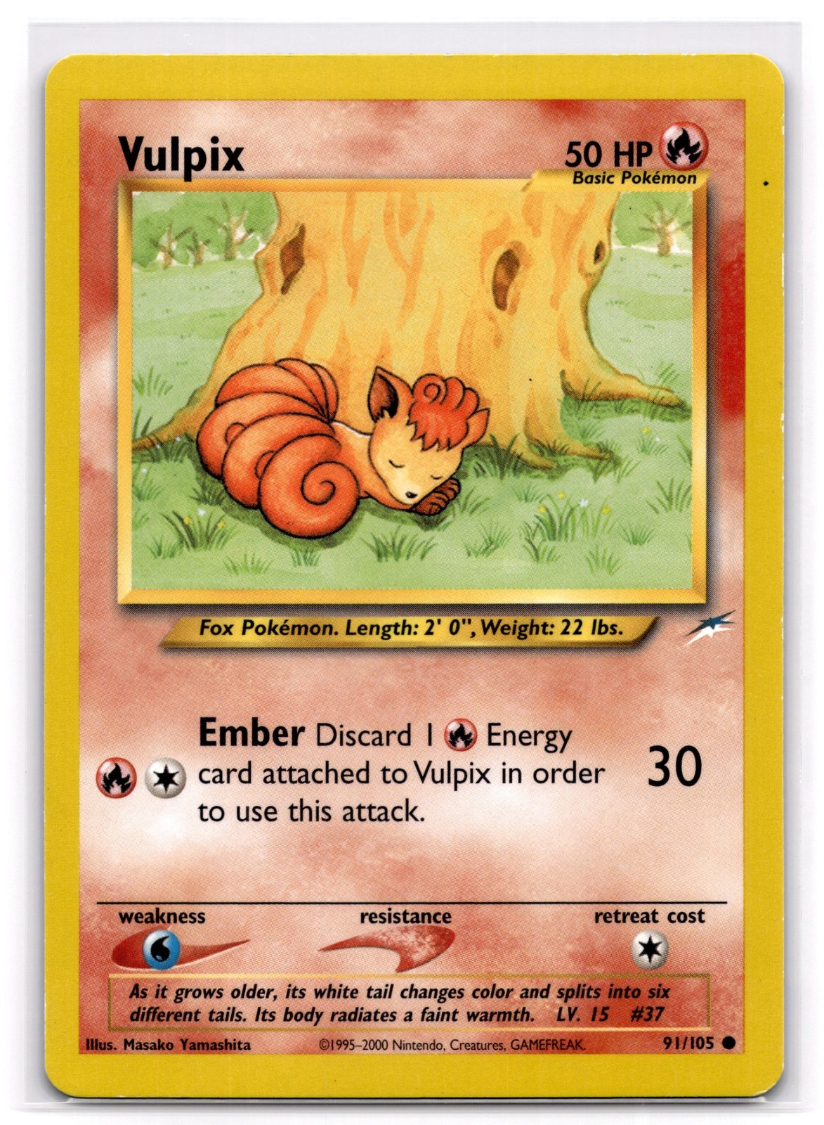 Vulpix 091/105 Unlimited - Pokemon Neo Destiny - LP