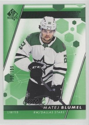 2022 SP Authentic Future Watch Limited Green 150/199 Matej Blumel Rookie RC 2o7