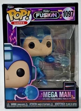 Funko Pop! Games Funko Fusion Mega Man #1097  With Pop Protector
