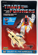1986 Transformers G1 AERIALBOT SLINGSHOT Hasbro Sealed Vintage MOC UNPUNCHED