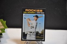 2020 Topps Heritage baseball cards #298 Ryan McMahon Colorado rookies mlb