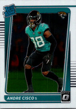 2021 Panini Donruss Optic Andre Cisco #278 Jacksonville Jaguars RC Rookie Card