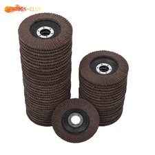 50Pcs Premium Zirconia Flap Disc Sanding Grinding 4-1/2" X 7/8" 40 Grit Grey