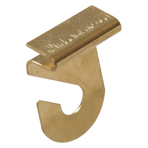 Hillman Ceiling Track Suspended Hook Brass 852889