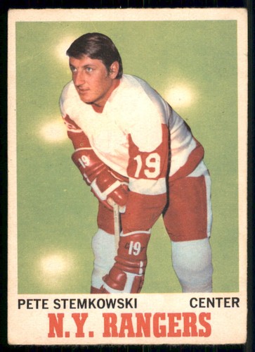 Pete Stemkowski #25 1970 O-Pee-Chee card
