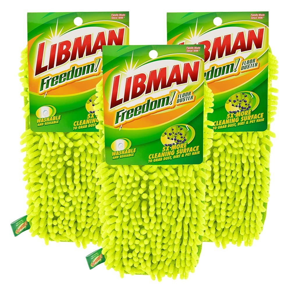 1486 Freedom Floor Duster Refill Dry Mop Replacement Heads for The 3 Pack