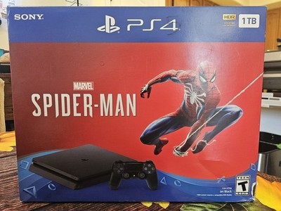 EMPTY BOX ONLY-From PlayStation 4-PS4 Slim 1TB Console Spider-Man Bundle Box