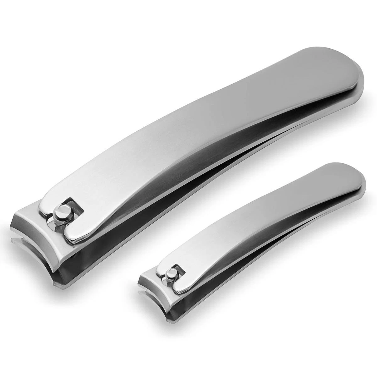 Lot De 2 Coupe-Ongles En Acier Inoxydable Avec Lime – Manucure Pro Et Durable