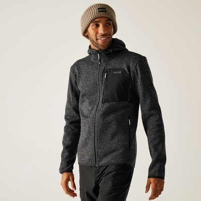 Regatta Herren Newhill meliert angerauter Rücken Full Zip Fleece