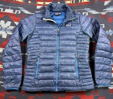 PATAGONIA Blue Goose Down Puffy Sweater Zip Jacket Puff Puffer Nano Women’s S