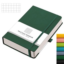 AHGXG Graph Paper Notebook - 320 Pages Grid Thick A5-Graph, Green