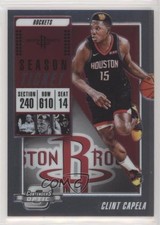 2018-19 Panini Contenders Optic Season Ticket Clint Capela #41 0w8