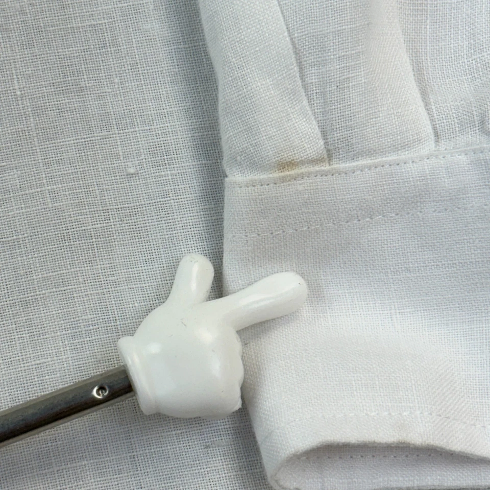 Camisa Ralph Lauren Para Mujer 14 Blanco Lino Manga Larga Botón Delantero Preppy Informal Foto 4 de 4